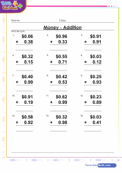 Grade 4 Addition Worksheets, Free Printables