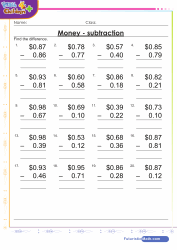 Money Subtraction