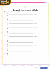 Lowest Common Multiple