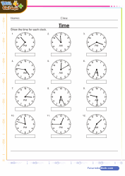 Telling Time Am Pm