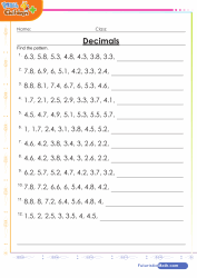 Decimal Patterns