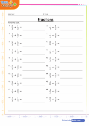 Addition of Fractions