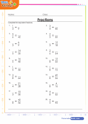 Equivalent Fractions