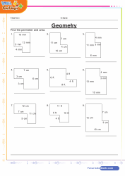 Perimeter and Area of L Shapes