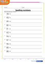 Spelling Numbers 2