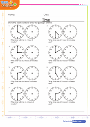 Time Past On Clocks