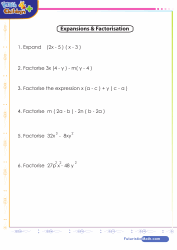 Expansions Factorisations