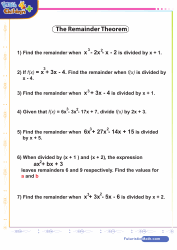 Remainder Theorem