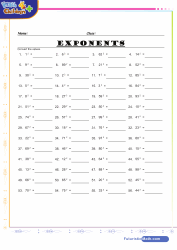 Powers Exponents