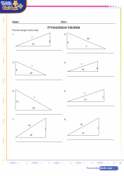 Triangle Sides Pythagorean Theorem 3