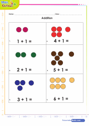 Add 1 to Other Numbers Up to 6 with Dots