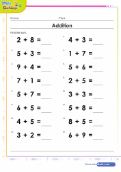 Add Single Digit Numbers