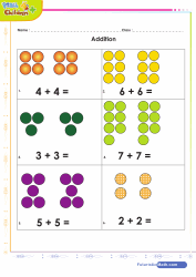 Kinder math worksheets pdf