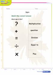 Signs In Maths