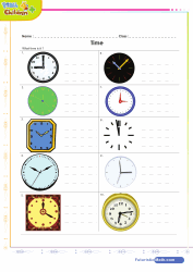 Time On Analogue Clocks 2