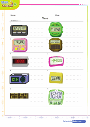 Time On Electronic Clocks