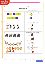 Free printable pre kindergarten math worksheets