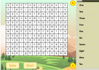 Counting 11 to 21 word search puzzle online